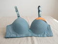 Double-Padded pinstripe Push-Up Bra cup size B , C