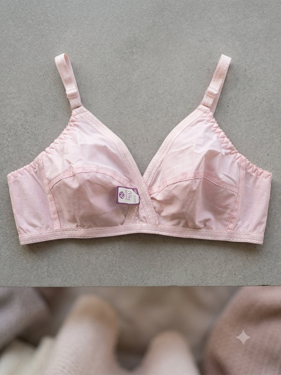 2 step Cotton Bra for Women - Comfortable, Breathable Everyday Wear