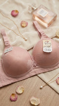 Single padded bra pink