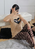 Women’s Floral Print Casual Loungewear Set