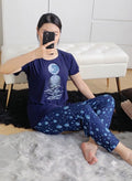 Women’s Floral Print Casual Loungewear Set