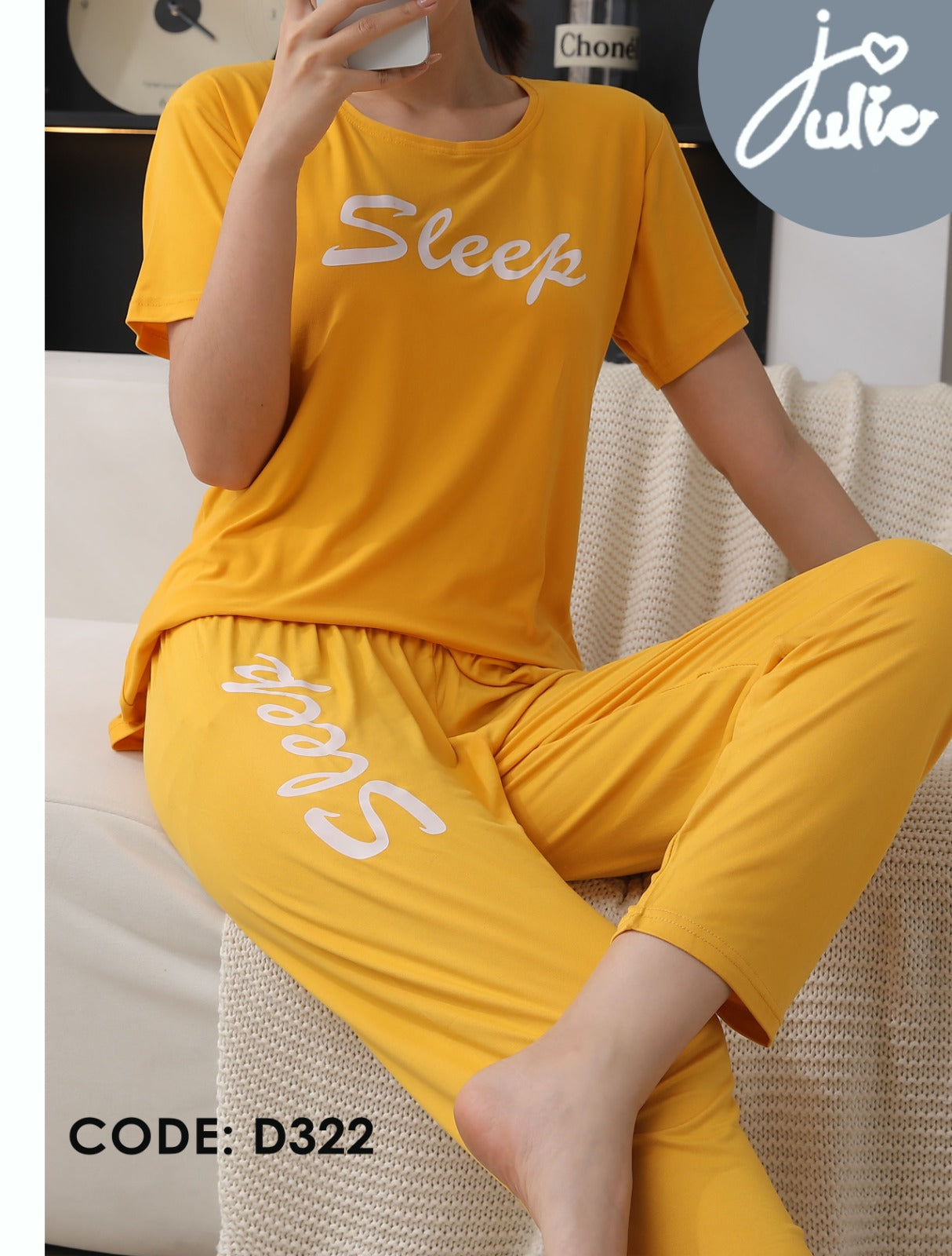SLEEP "typography"  PJ set