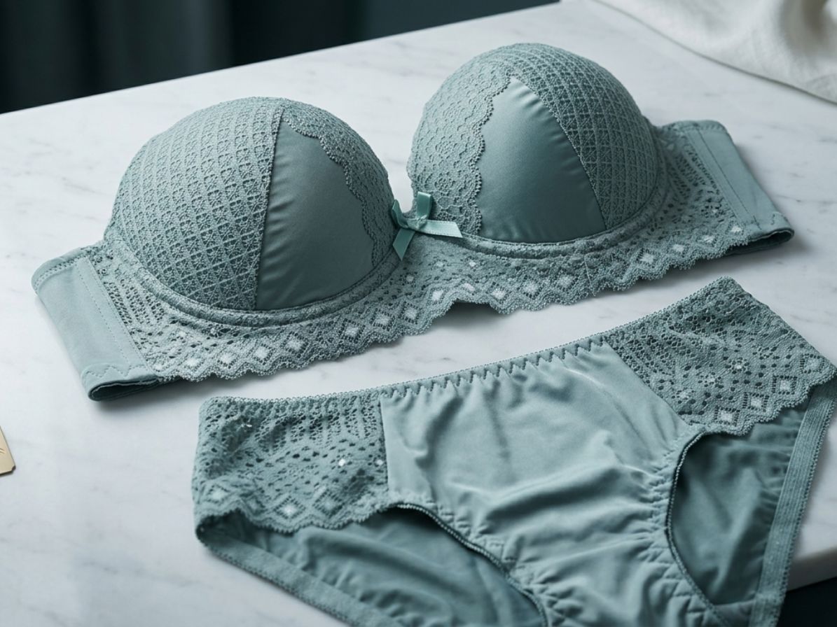 Fancy Stylish Push-Up Padded Bra Panty Set