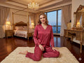 Luxury Satin Pajama Set – 2-Piece Button-Down Nightwear